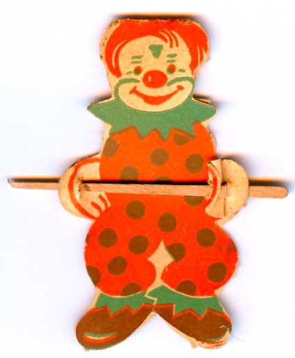C. Carey Cloud - Acrobatic Clown - assembled with toothpick