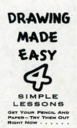 C. Carey Cloud - Drawing Made Easy - 4 Simple Lessons - Cracker Jack Prize - Cover