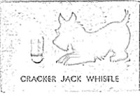 Embossed Dog Whistle - front