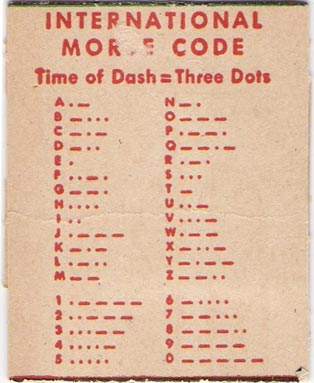 C. Carey Cloud - Morse Code Signals - reverse