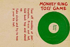Monkey Ring Toss Game - Reverse