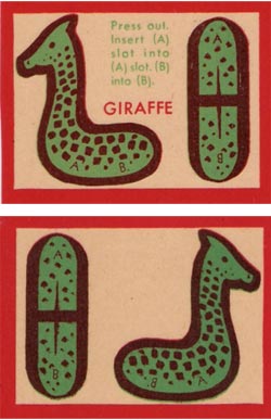 C. Carey Cloud - Stand Up Toys - Giraffe