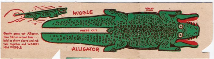 C. Carey Cloud - Cracker Jack Prize - Wiggle Alligator