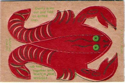 C. Carey Cloud - Cracker Jack Prize - Wiggle Lobster