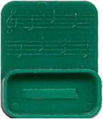 Standing Scale Whistle - green