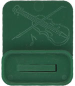 Standing Violin Whistle - green