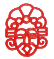 Wrought Iron Design Aztec Mask