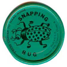 Metal Chirpers - Snapping Bug - Green