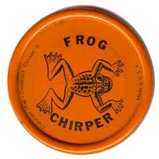 Metal Chirpers - Frog Chirper - Orange
