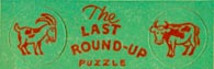 Cracker Jack Prize - The Last Round-Up Puzzle