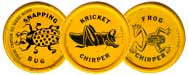 Cracker Jack Prize - Metal Chirpers