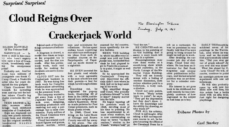 C. Carey Cloud - Cloud Reigns Over Crackerjack World
