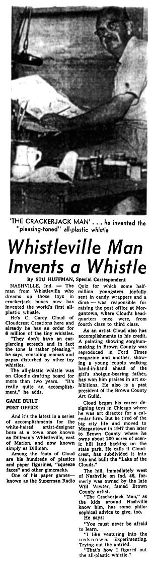 C. Carey Cloud - Whistleville Man Invents a Whistle