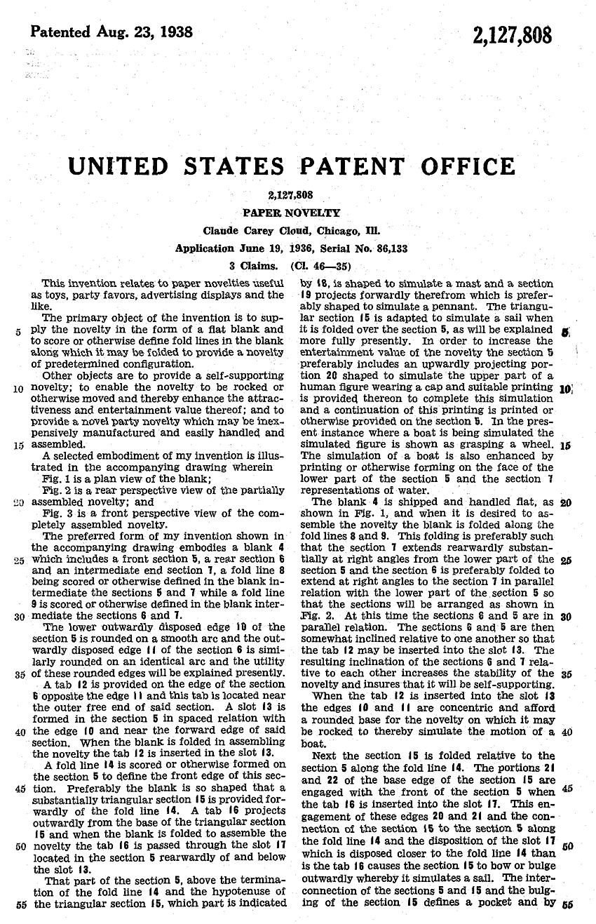 Patent 2,127,808 - Page 1