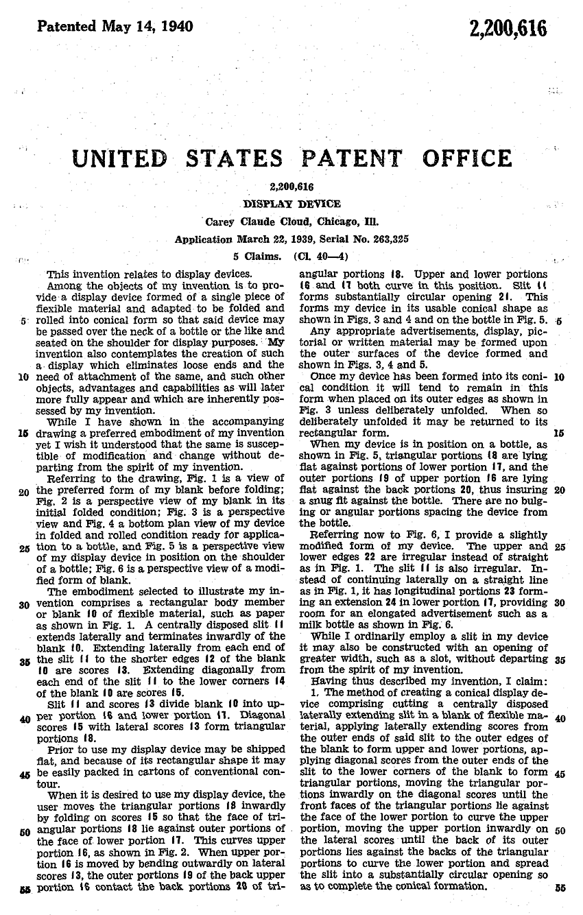 Patent 2,200,616 - Page 1