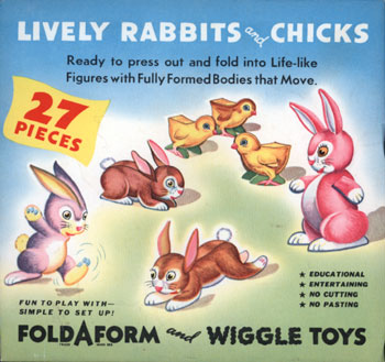 Lively Rabbits and Chicks - front cover
