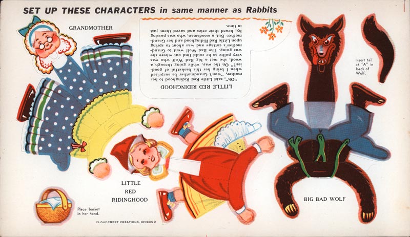 Mother Goose and other Popular Characters - Little Red Ridinghood