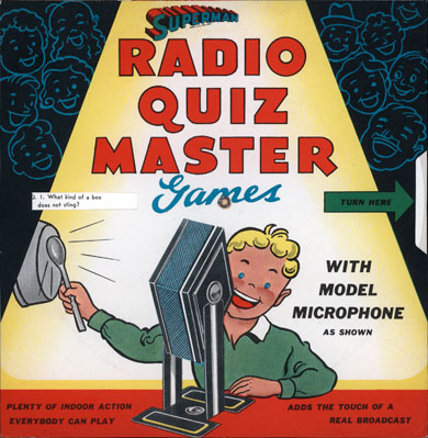 Superman Radio Quiz Master Games - front cover