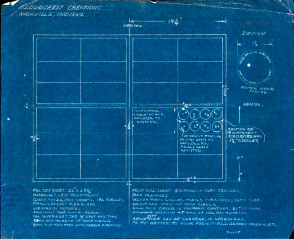 Blueprints for Roving Eye Toys and Mystic Character Toys