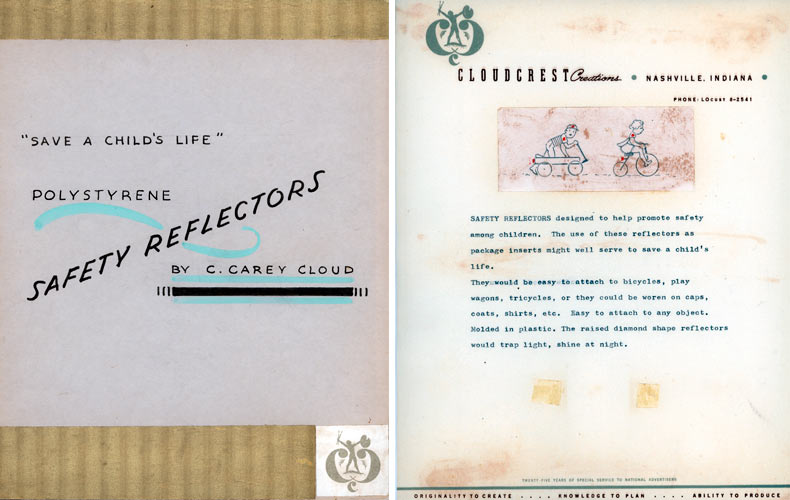 Safety Reflectors Folder by Carey Cloud