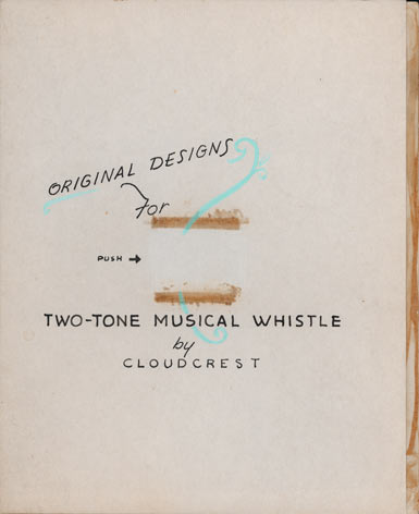 Two Tone Musical Whistles folder cover